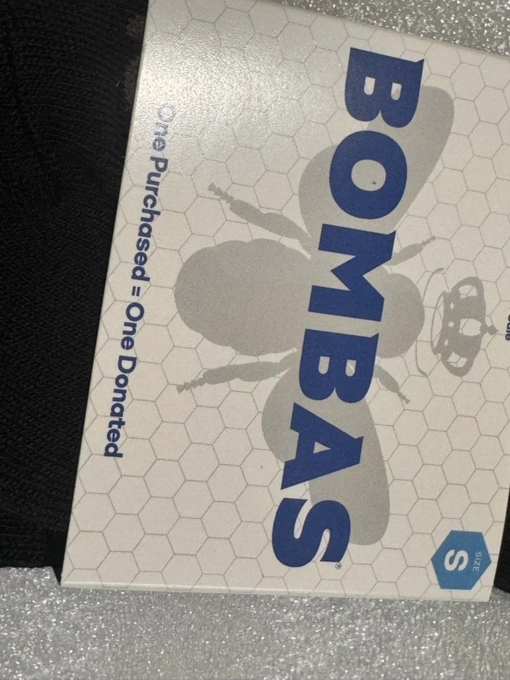 2 CT Bombas Unisex Size Small Black Crew Socks - Comfort & Support